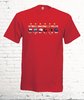 European 6 Caps  T-Shirt print to order