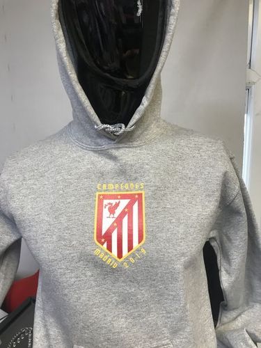 Print to order Campeones Madrid Hoodie for delivery in around 14 days