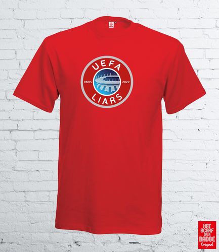 Print to order Uefa Liars T-Shirt for delivery in around 14 days